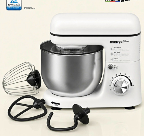 Monsga sm100 stand mixer - monsga, mixer,1000w
