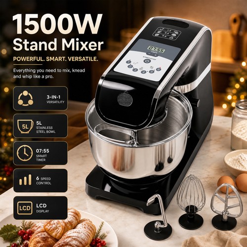 Momokova 1500w stand mixer - momokova, 5l