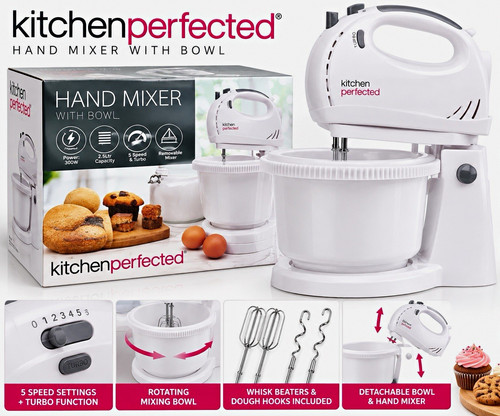 Kitchen perfected hand mixer - perfected,
