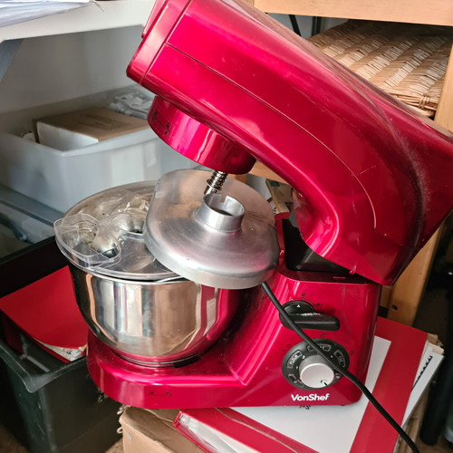 Vonshef red standalone mixer - vonshef,